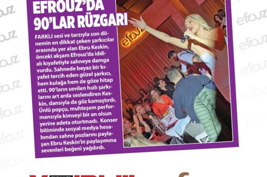 Yenibirlik: “Efrouz’da 90’lar Rüzgarı”
