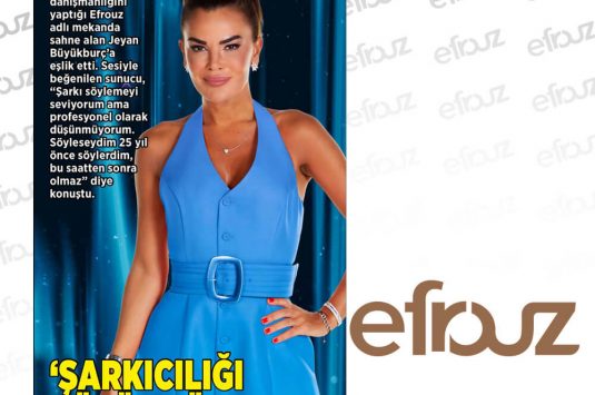 Özlem Yıldız: “Şarkıcılığı Düşünmüyorum”
