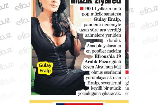Takvim Haberi: Eralp’den Müzik Ziyafeti
