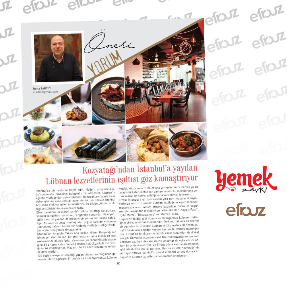 yemek-zevki Efrouz Haber